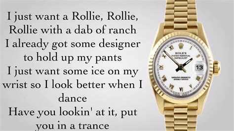 rolex i just wanna|rolex song lyrics meaning.